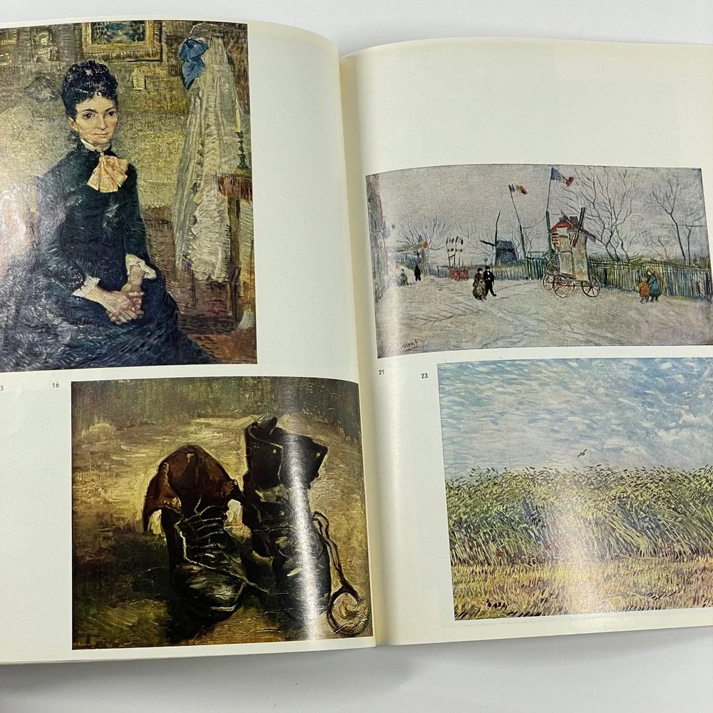 Vincent van Gogh Art Exhibition Catalog Softcover Book Illustrated Sketches
